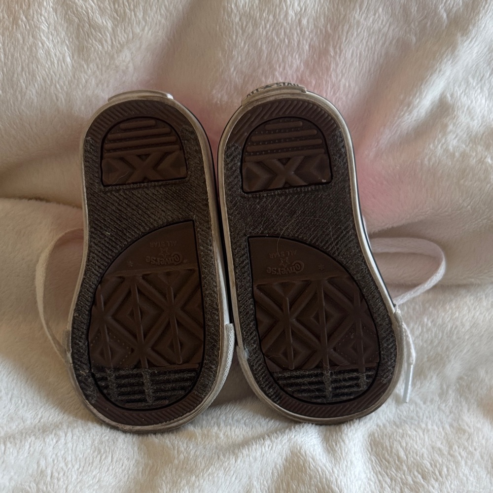 Converse Kids Pink All Star Sneakers - Picture 3 of 4